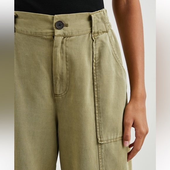 Rails Greer pants Wide-Leg Olive Green Pants nwot - Picture 4 of 12
